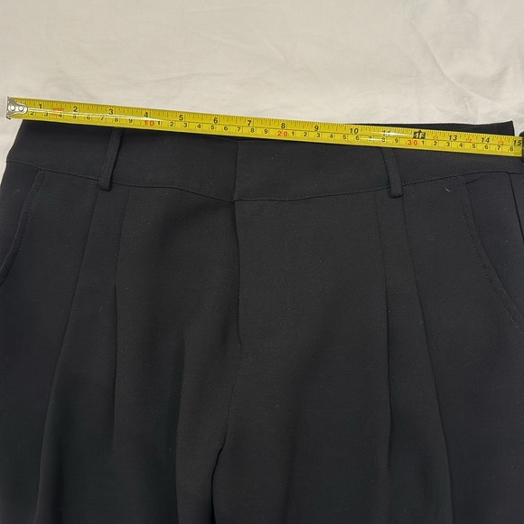 Parker Devlin Cropped Pleated Pant - black M 🇨🇦 - Picture 6 of 8